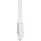 Ekena Millwork Eugene Architectural Grade PVC Gable Bracket, 84"W x 17 1/2"H x 2"D x 6"F, 5/12 Pitch GBP084X18X0206EUG00 - alternate 4